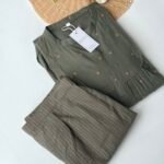 SZ1588 - Jamdani cotton Co ord set