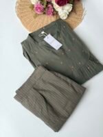 SZ1588 - Jamdani cotton Co ord set