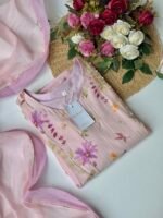 SZ1599 - Pure Mul chanderi designer suit set