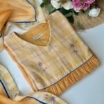 SZ1615 - Mul chanderi designer suit set