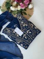 SZ1627 - Mul chanderi suit set