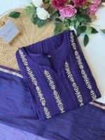 SZ1644 - Mul chanderi suit set - Image 2